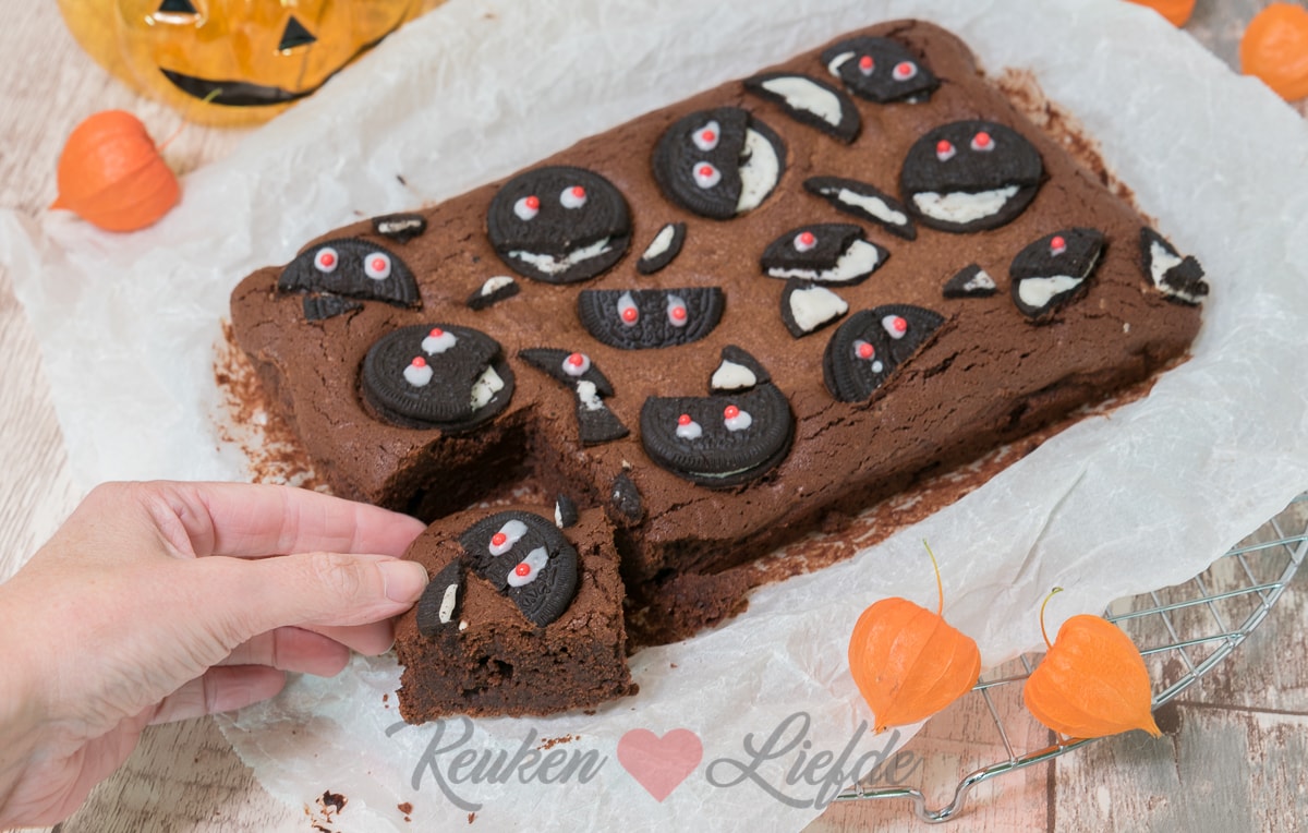 Koekiemonster Oreo brownie
