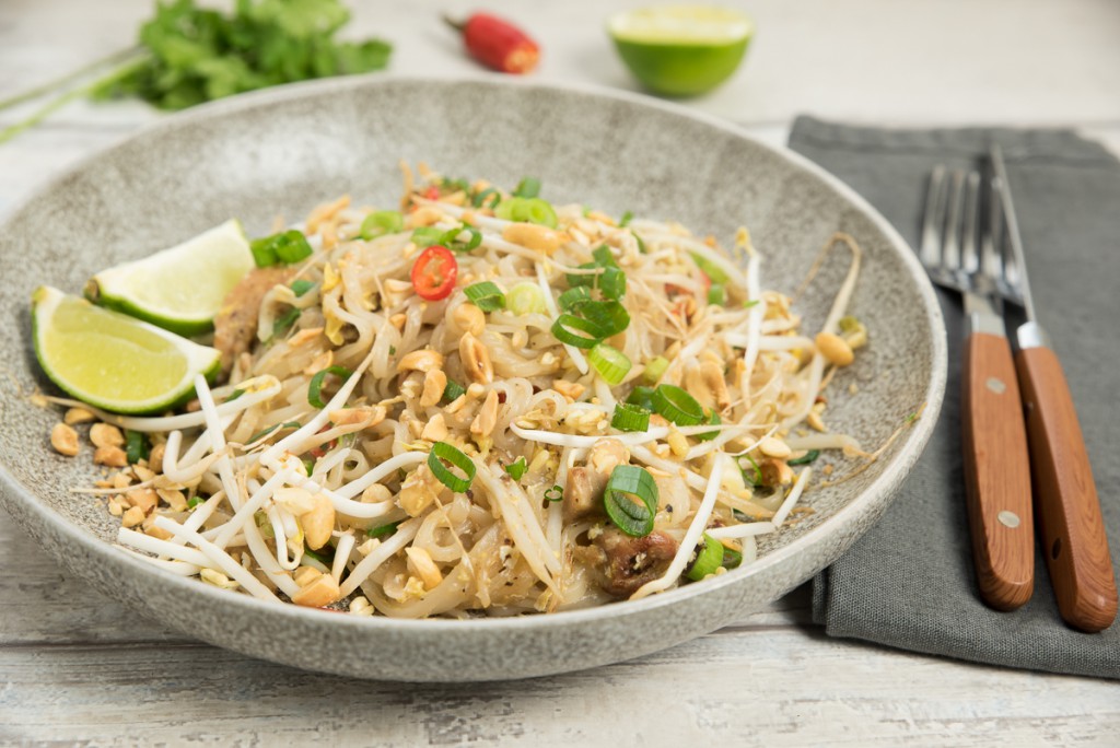Pad thai met kip