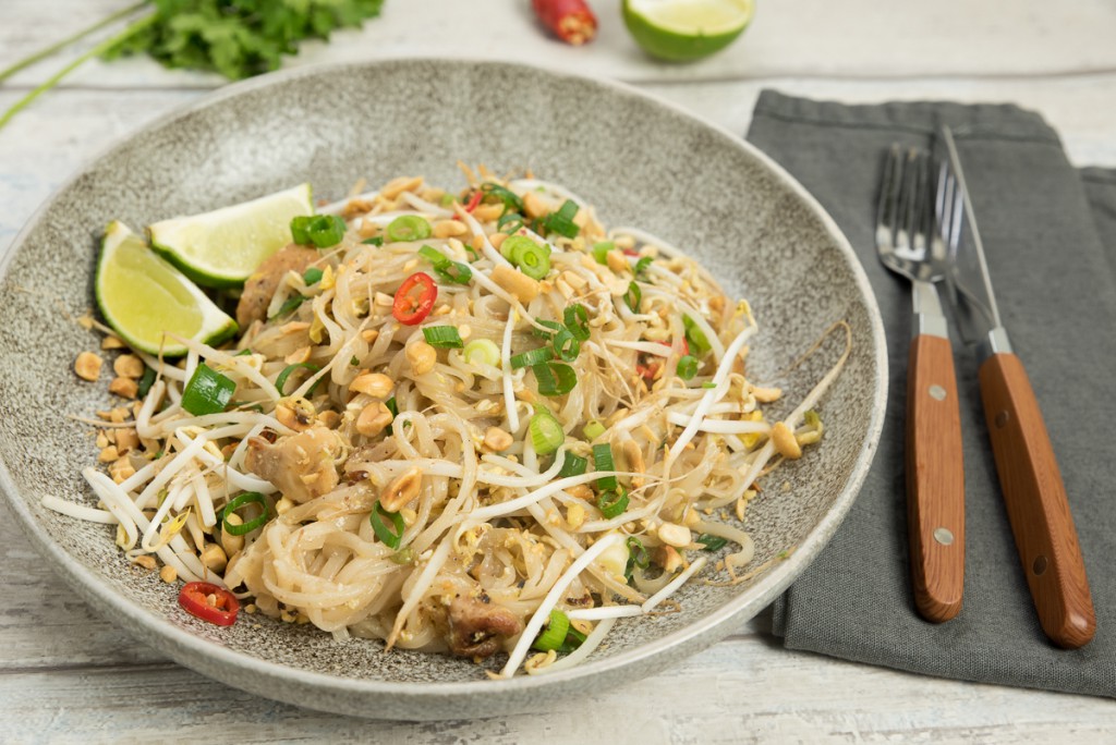 Pad thai met kip