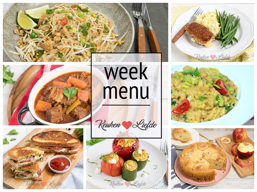Weekmenu 8-2019 Weekmenu 8-2019