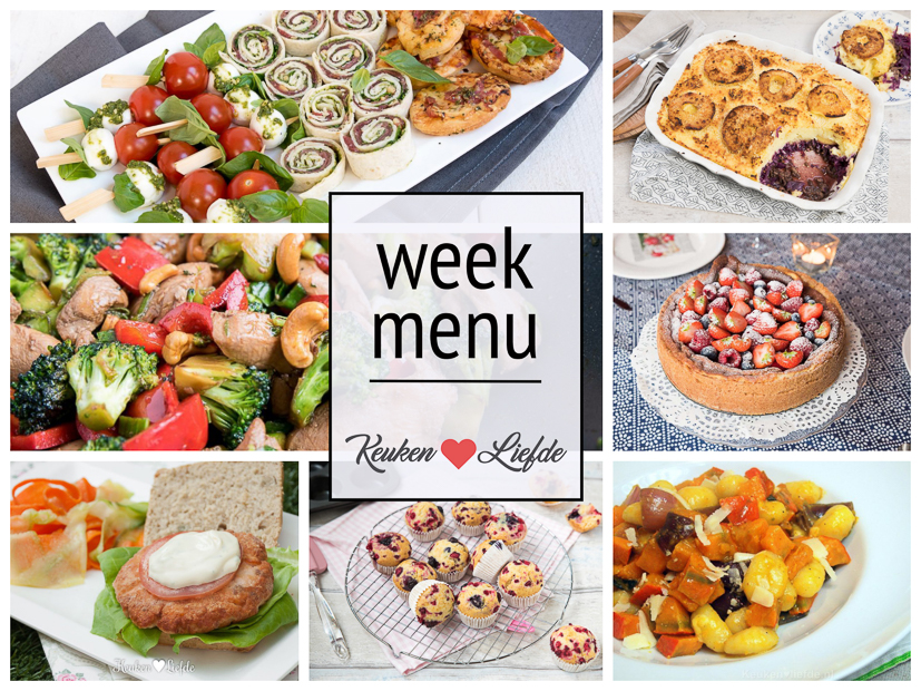 Weekmenu 7-2019 Weekmenu 7-2019