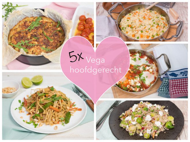 5x vegetarisch hoofdgerecht