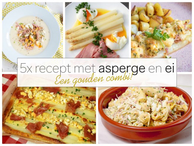 5x recept met asperge en ei – een gouden combi