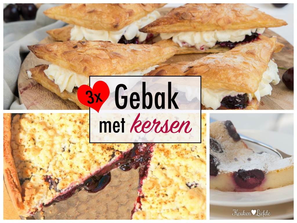 3x bakken met kersen 3x bakken met kersen