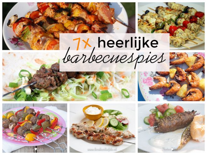 7x heerlijke spies voor op de barbecue