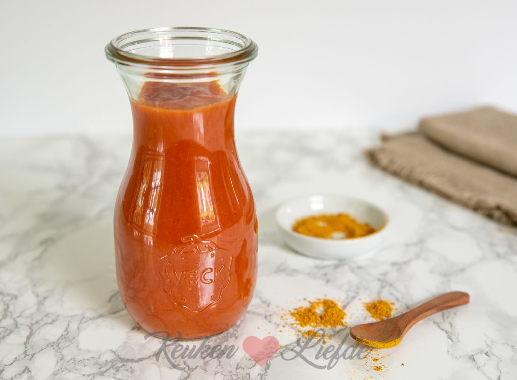 Currysaus (curry kruiden ketchup)