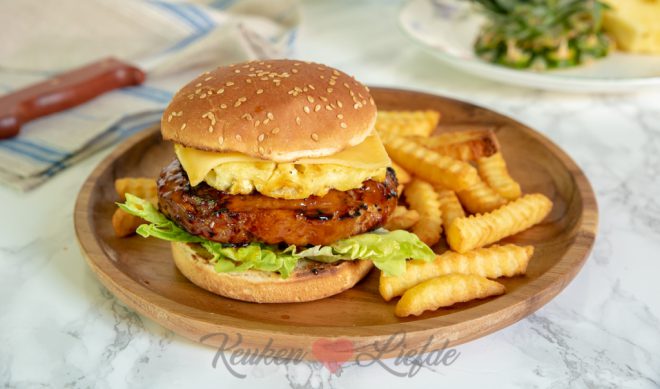 Kipburger teriyaki