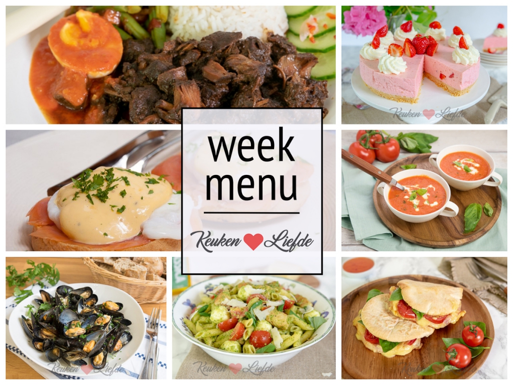 Weekmenu 29-2019 Weekmenu 29-2019