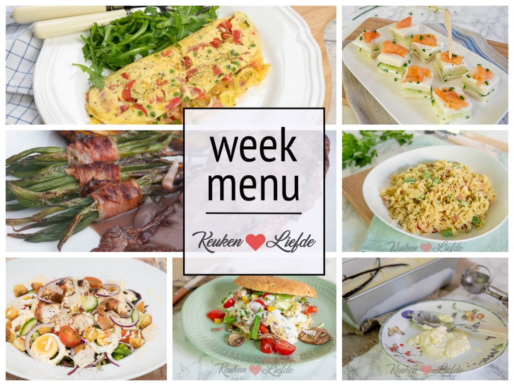Weekmenu 30-2019 Weekmenu 30-2019