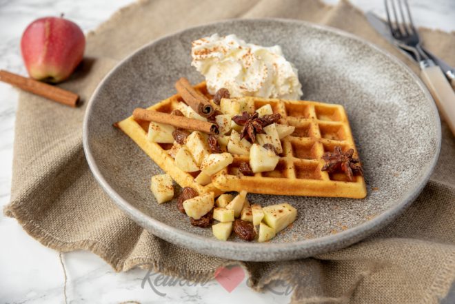Appeltaart wafels