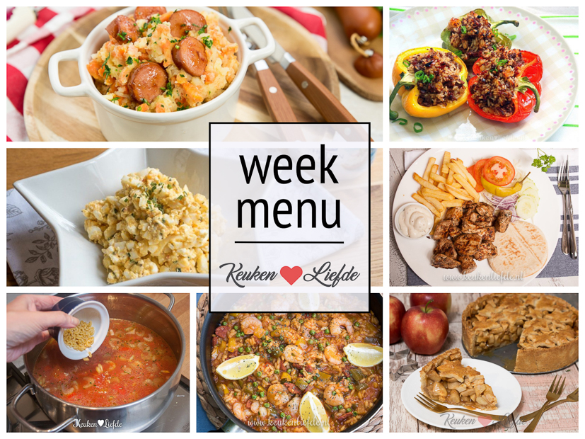 Weekmenu 38-2019 Weekmenu 38-2019