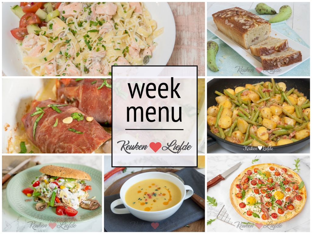 Weekmenu 39-2019 Weekmenu 39-2019