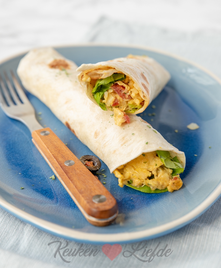 Lunchwrap met roerei Lunchwrap met roerei