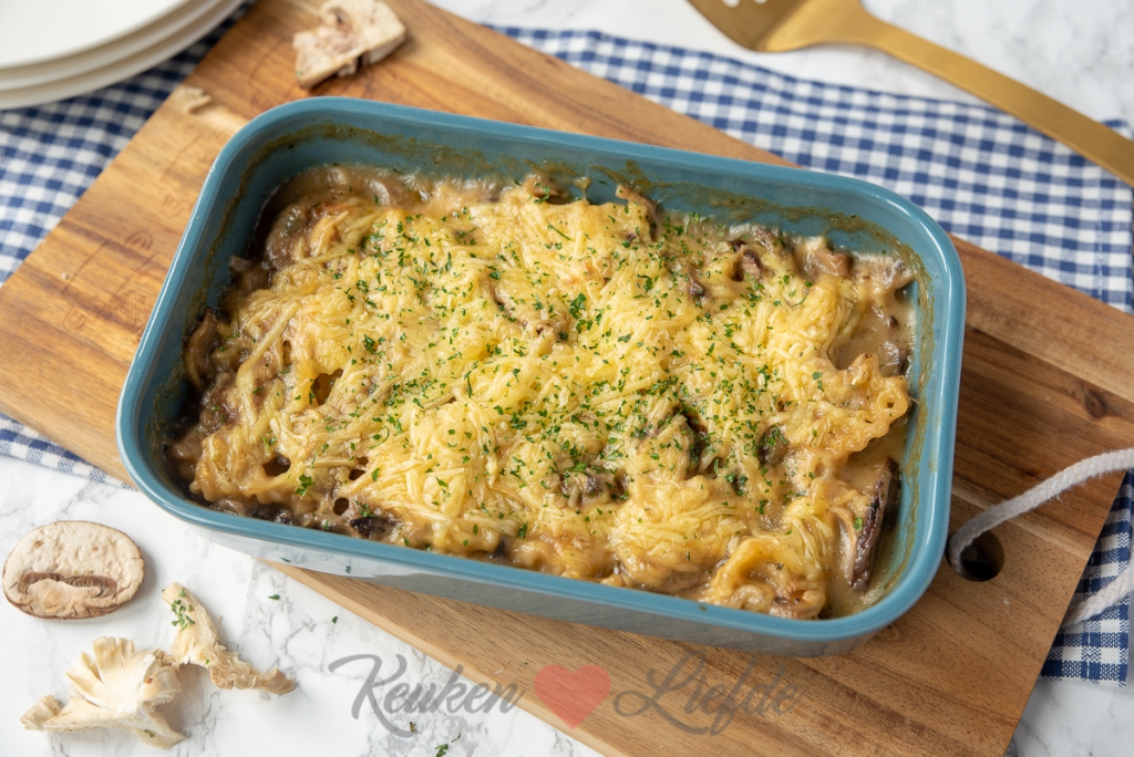 Makkelijke ovenpasta met champignonroomsaus Makkelijke ovenpasta met champignonroomsaus