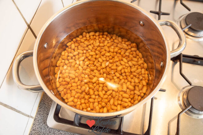 Een dag van tevoren: week de bruine bonen