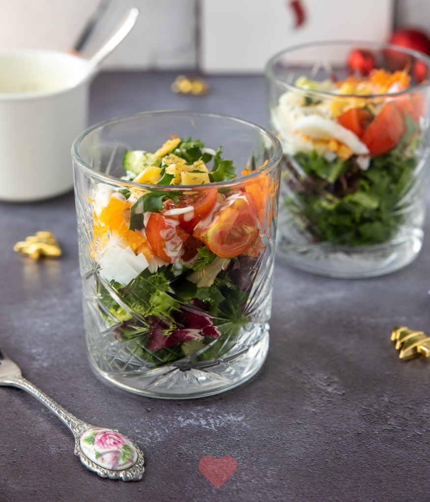 Salade glaasjes