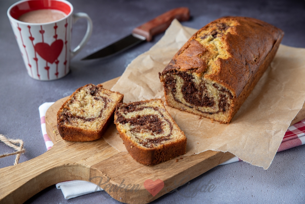 Gemarmerd bananenbrood