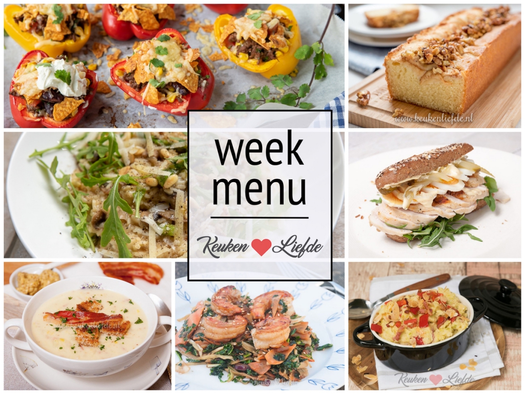 Weekmenu 1-2020 Weekmenu 1-2020