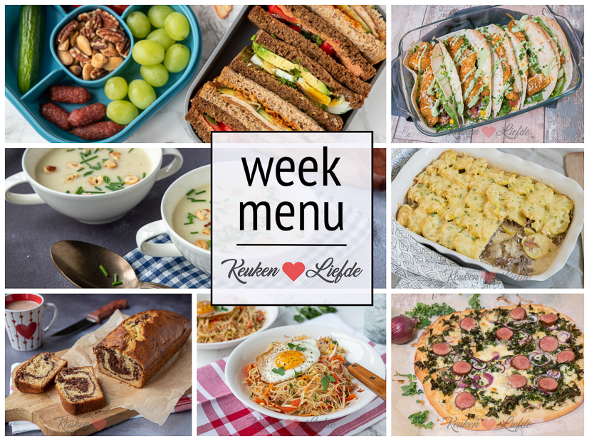 Weekmenu 3-2020 Weekmenu 3-2020