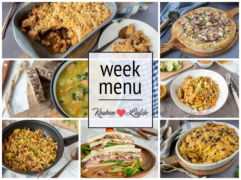 Weekmenu 5-2020 Weekmenu 5-2020