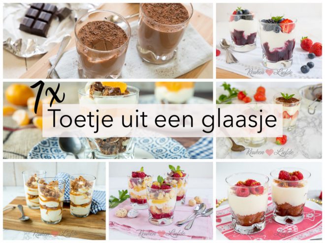 7x toetje uit een glaasje