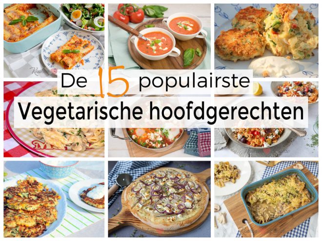 De 15 populairste vegetarische hoofdgerechten