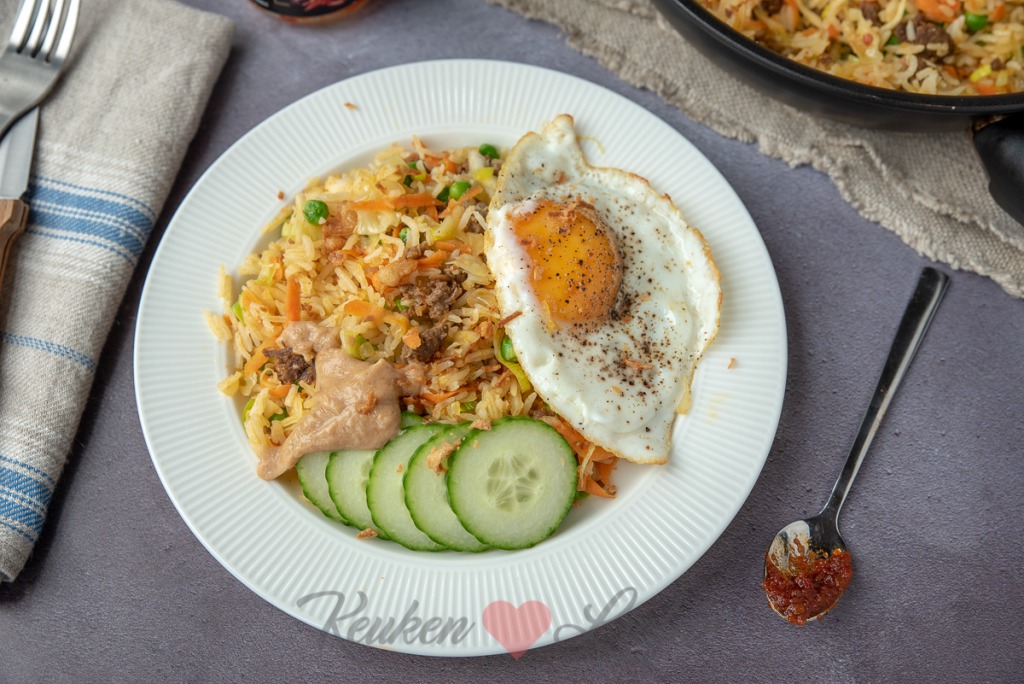 Vegetarische nasi goreng