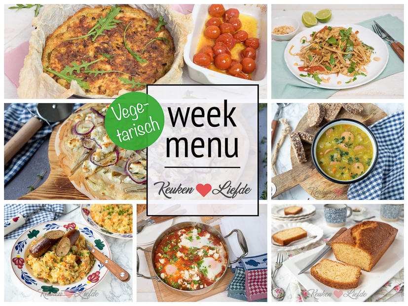 Vegetarisch weekmenu 10-2020 Vegetarisch weekmenu 10-2020