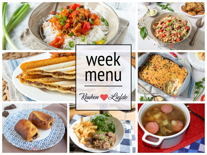 Weekmenu 13-2020 Weekmenu 13-2020