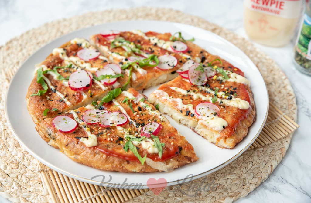 Japanse pannenkoek met witte kool