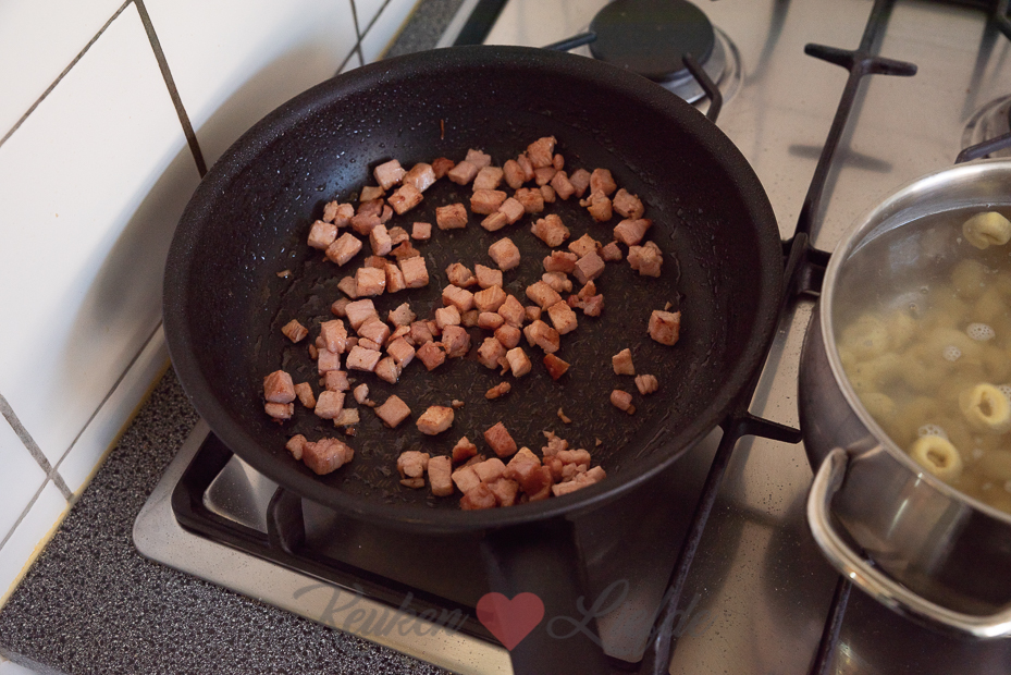 Romige kaastortellini met bloemkool