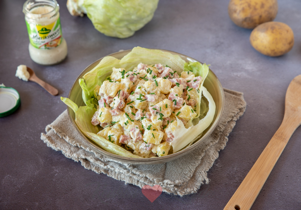 Aardappelsalade met ham