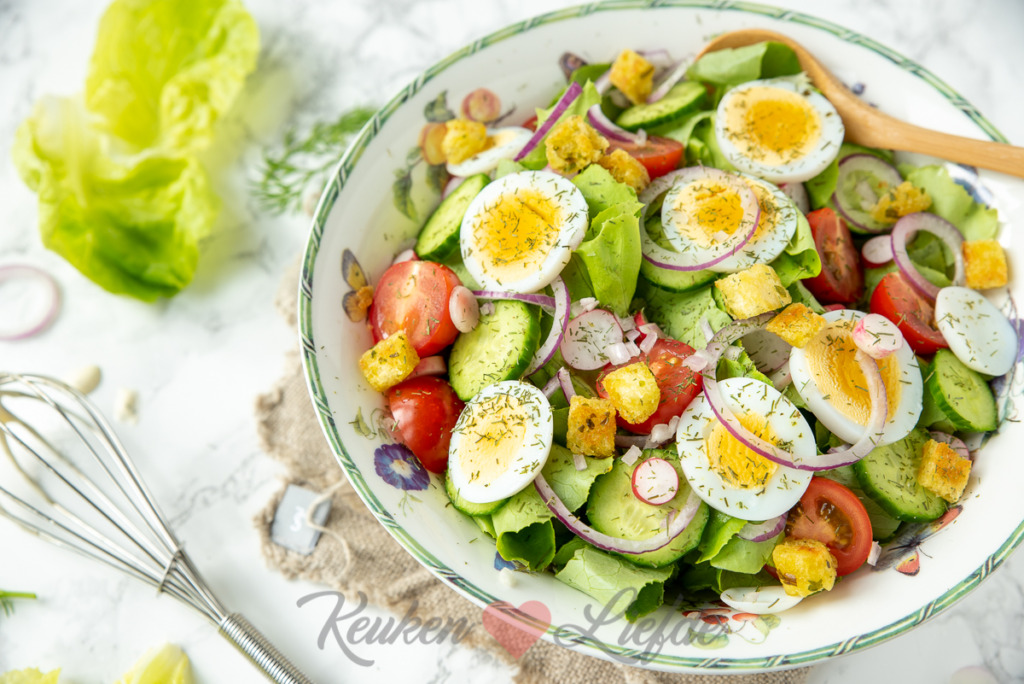 Aangemaakte basis salade Aangemaakte basis salade