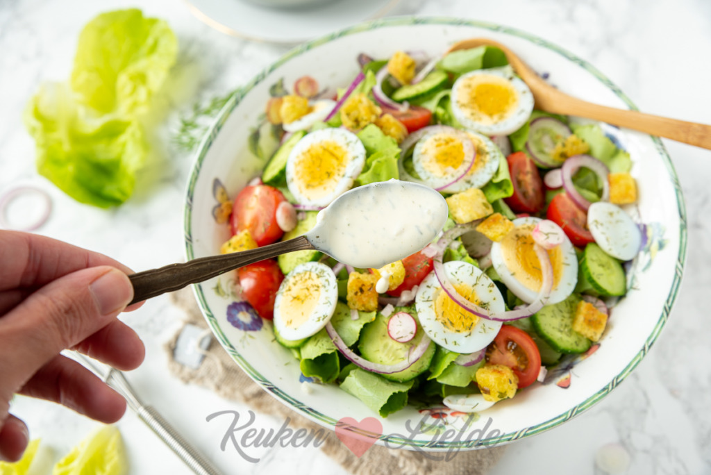 Aangemaakte basis salade Aangemaakte basis salade