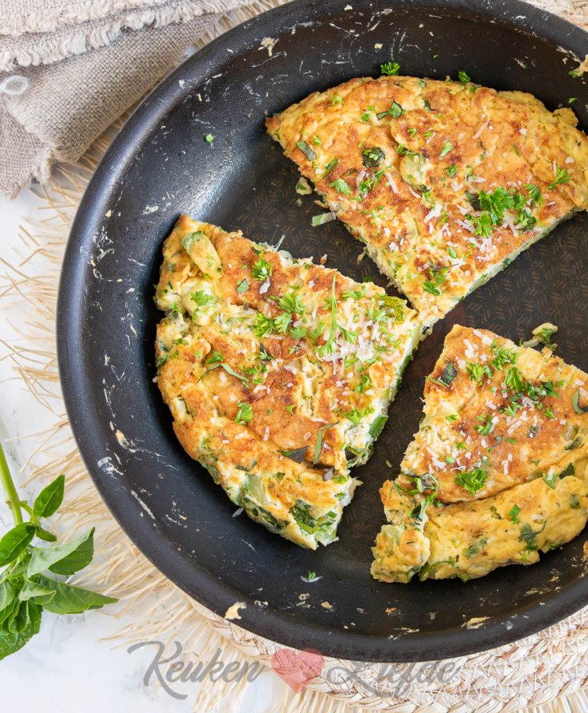 Courgette frittata Courgette frittata