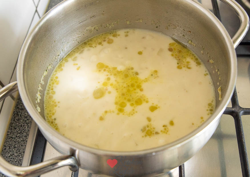 Kropslasoep met broodcroutons