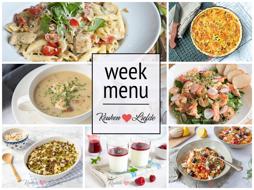 Weekmenu 34-2020 Weekmenu 34-2020