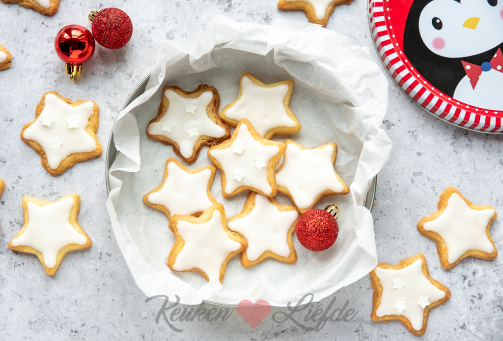 Kerstster koekjes