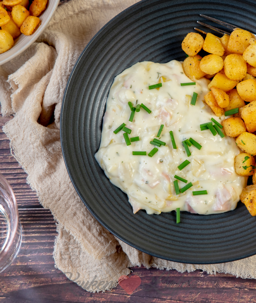 Witlof in ham- en kaassaus Witlof in ham- en kaassaus