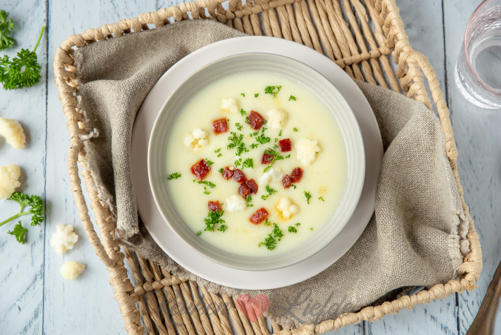 Bloemkoolsoep met chorizo