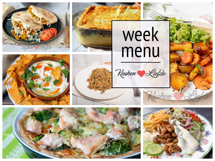 Weekmenu 7-2021 Weekmenu 7-2021