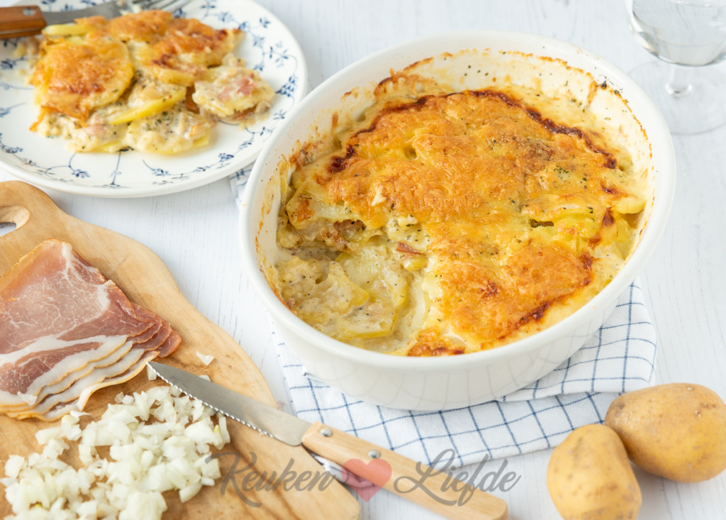 Aardappel anders bacon ui