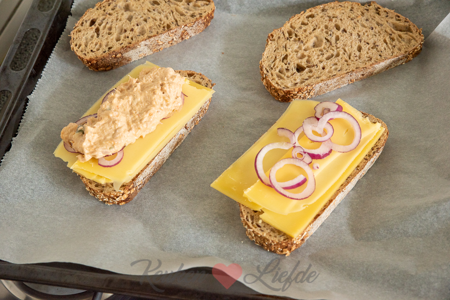 Pittige tuna melt tosti