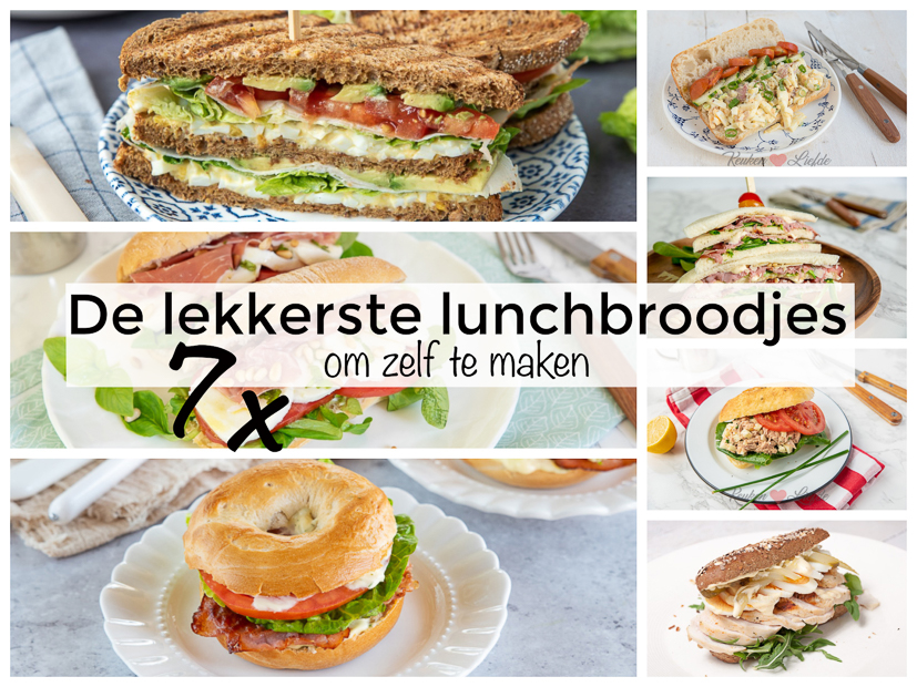 De lekkerste lunchbroodjes om zelf te maken De lekkerste lunchbroodjes om zelf te maken