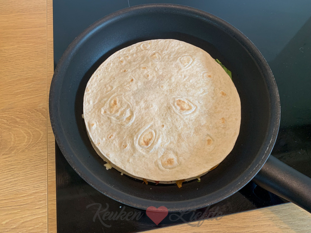 Broodje hamburger quesadilla