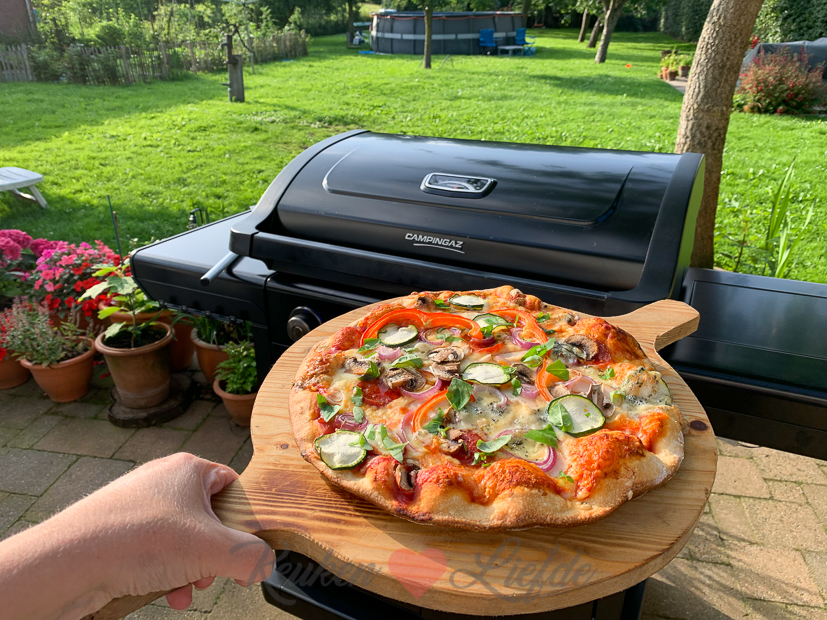 Pizza van de barbecue