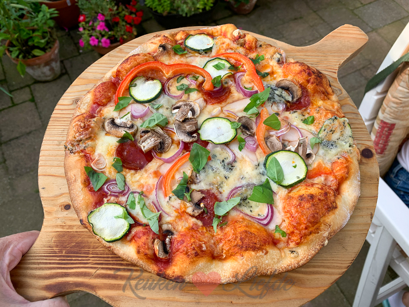 Pizza van de barbecue Pizza van de barbecue