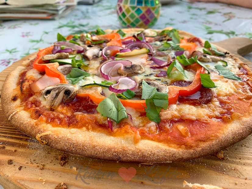 Pizza van de barbecue Pizza van de barbecue