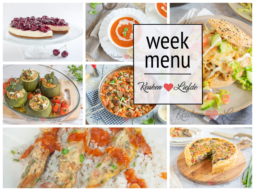 Weekmenu 28-2021 Weekmenu 28-2021