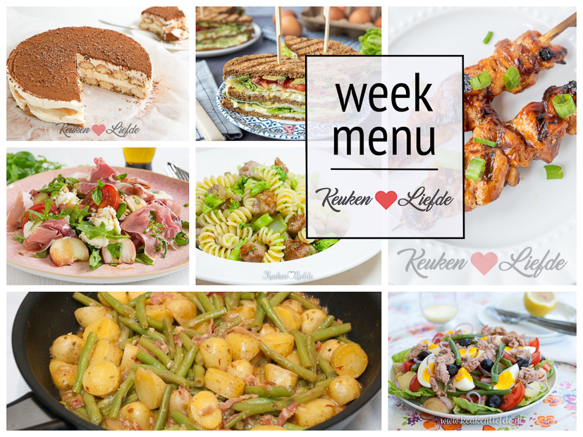 Weekmenu 31-2021 Weekmenu 31-2021